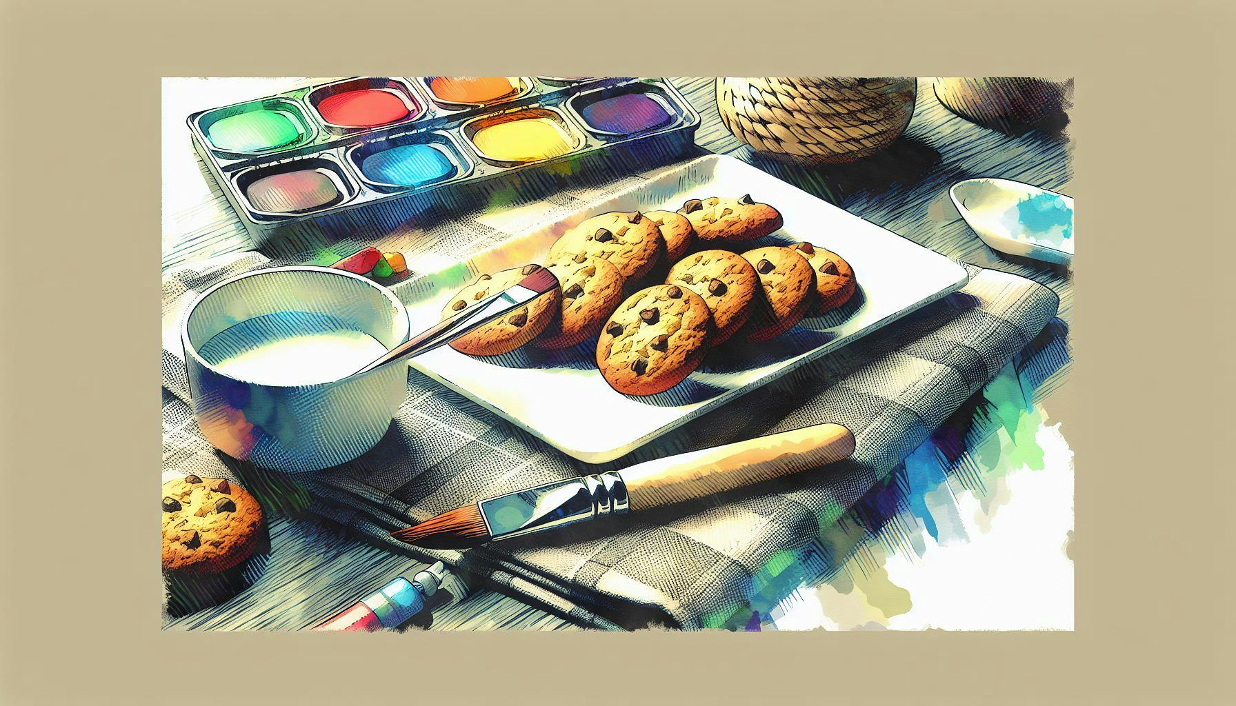 Generated painting of Cookies