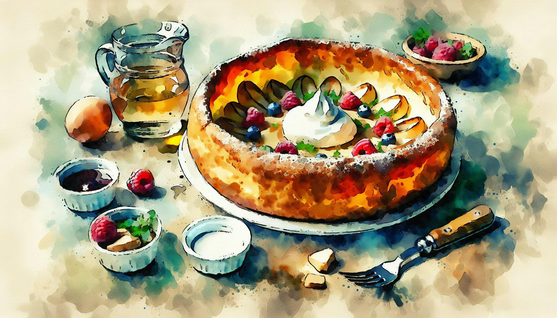 Generated painting of Dutch Baby