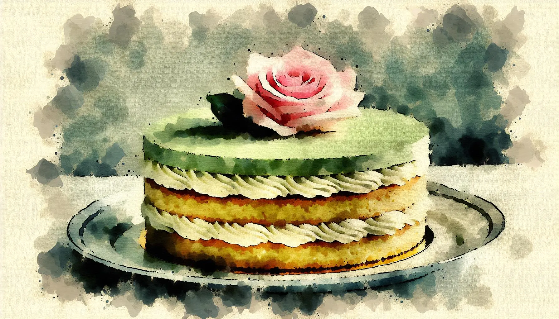 Generated painting of Princess Cake