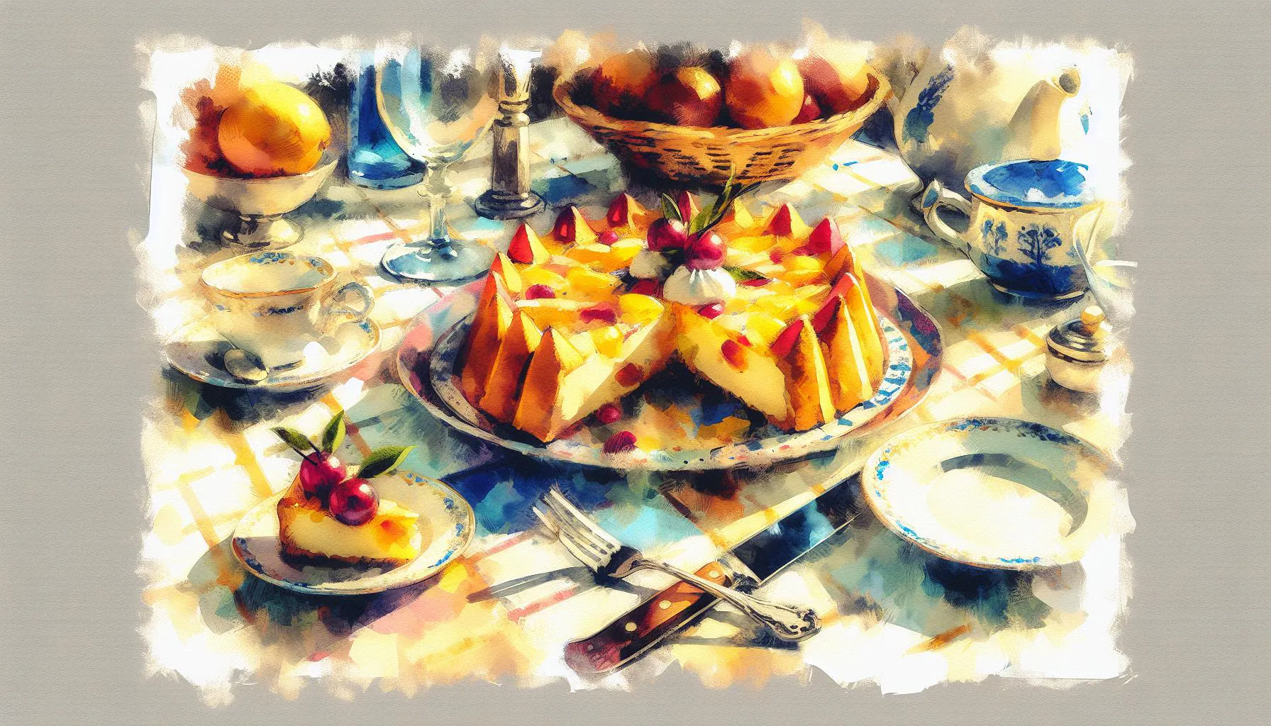 Generated painting of Torta de Ricota